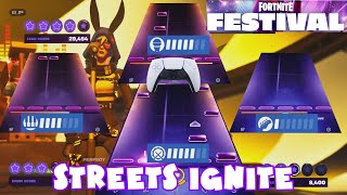 Streets Ignite - Fortnite Festival Expert Full Band (February 15th, 2024) (Controller)