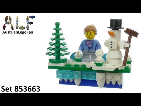 lego holiday magnet