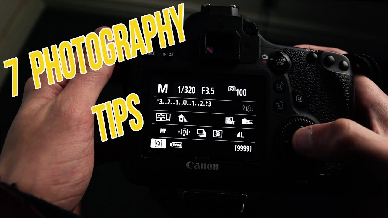 7 BASIC PHOTOGRAPHY TIPS FOR BEGINNERS | Hunter Rayl - YouTube