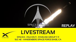 SpaceX - Falcon 9 - Starlink Group 7-9 - SLC-4E - Vandenberg SFB - January 3, 2024