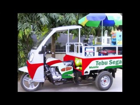 13 Modifikasi Sepeda Motor Roda Tiga untuk usaha  semoga 