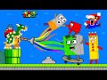 Super mario bros but boswer made no colour numberblocks  game animation