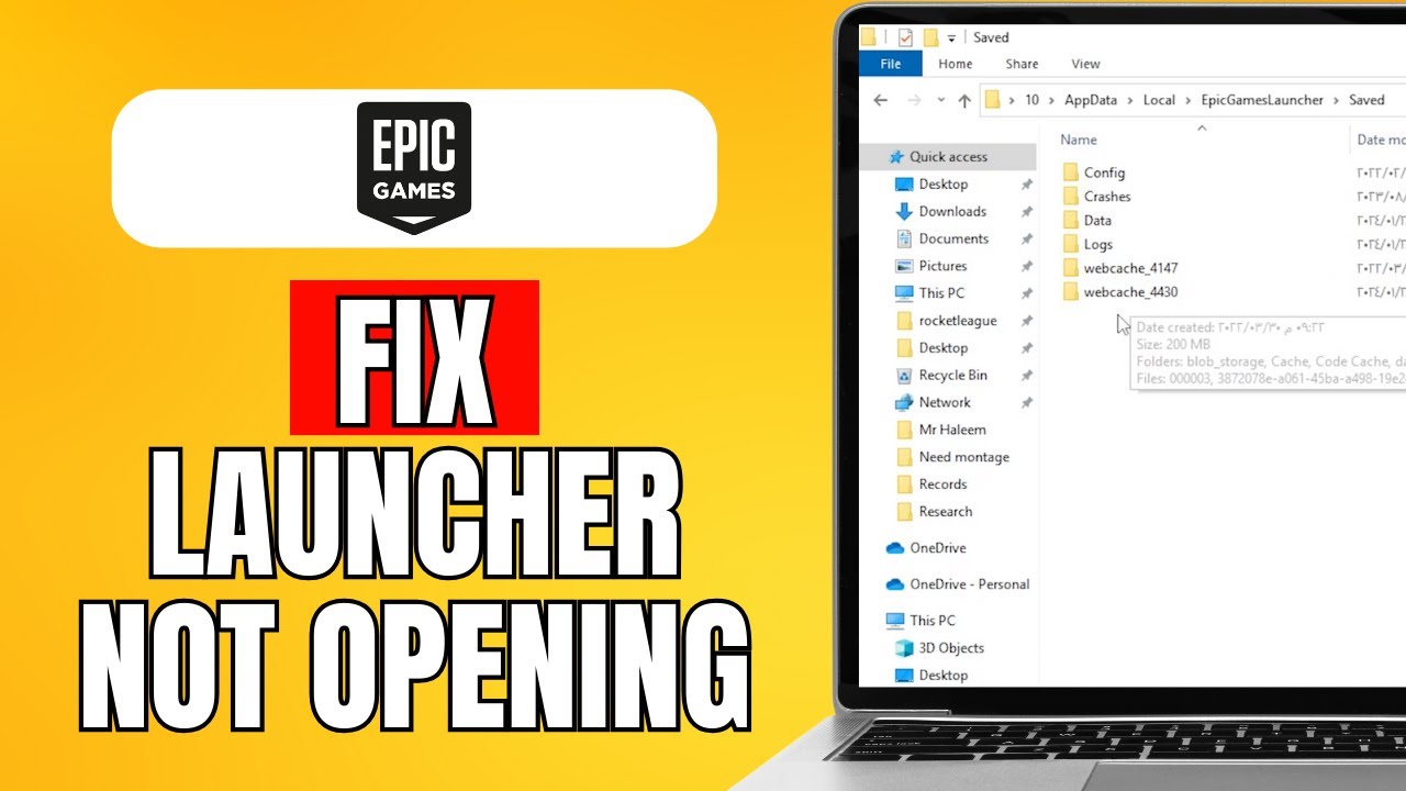 How To Fix Epic Games Launcher Not Opening (2024) Easy Tutorial - YouTube