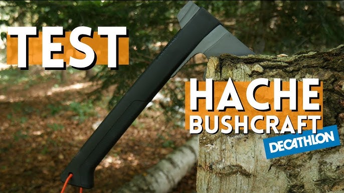 Hachette bushcraft acier trempé avec kit cuir artisanal.Entièrement fait à  la main - Hachette (8088567)