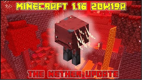 Minecraft 1.16 - Snapshot 20w19a - Strider Distance & Patches Of Blocks