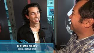 Benjamin Norris Carpet Interview at Corporate Retreat Premiere