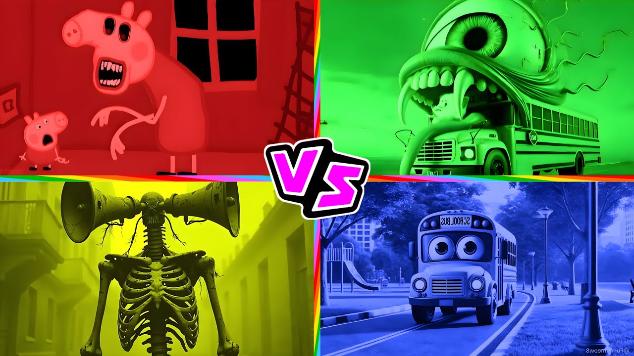 🚌SCHOOL BUS EATER🎶CoffinDance Song