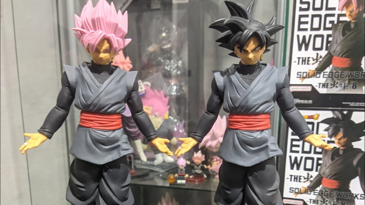 Dragon Ball Figure Super Saiyan Rose Goku Black Set SOLID EDGE