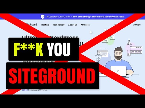 FREELANCERS! NEVER USE SITEGROUND FOR WEB HOSTING! HERE'S WHY!