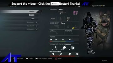 Call of Duty: Ghosts | Best Class Setup [SA-805]