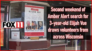 Volunteers from all over Wisconsin help search for Elijah Vue