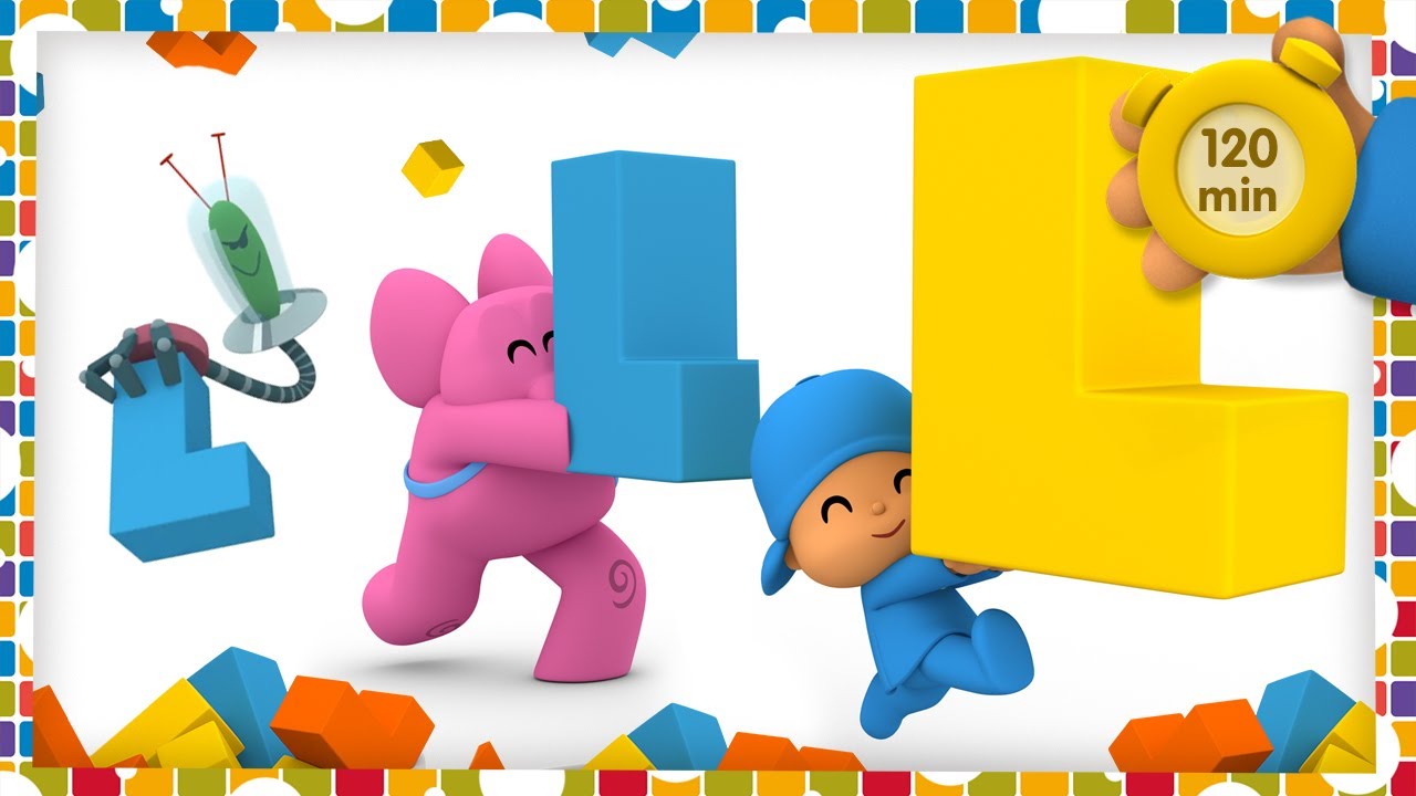 ♟ POCOYO E NINA - Blocos de montar [123 minutos]