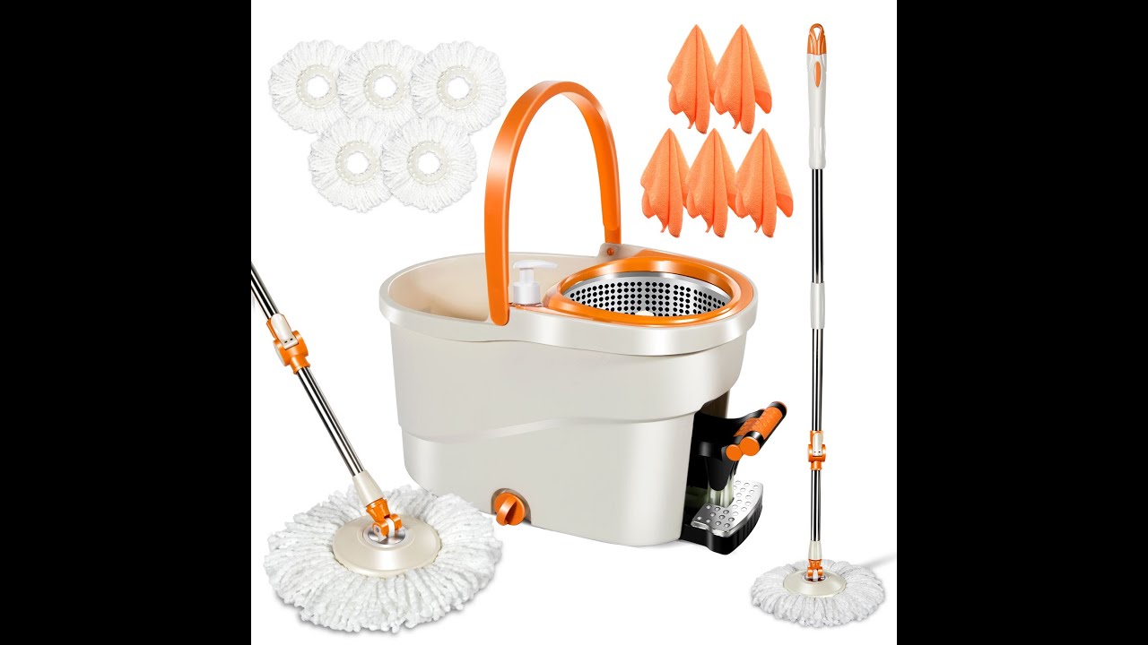 MASTERTOP + 360 Spin Mop & Bucket Floor Cleaning