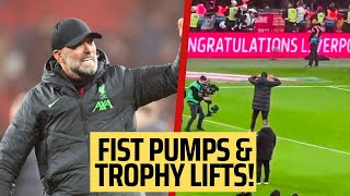 Jurgen Klopp's special celebration after League Cup final win vs. Chelsea