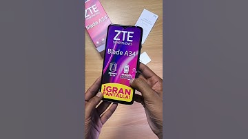 Esto incluye el ZTE A34 #unboxing #ztephone #bladea34