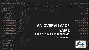 Lecture 6 of 24 - Overview of YAML