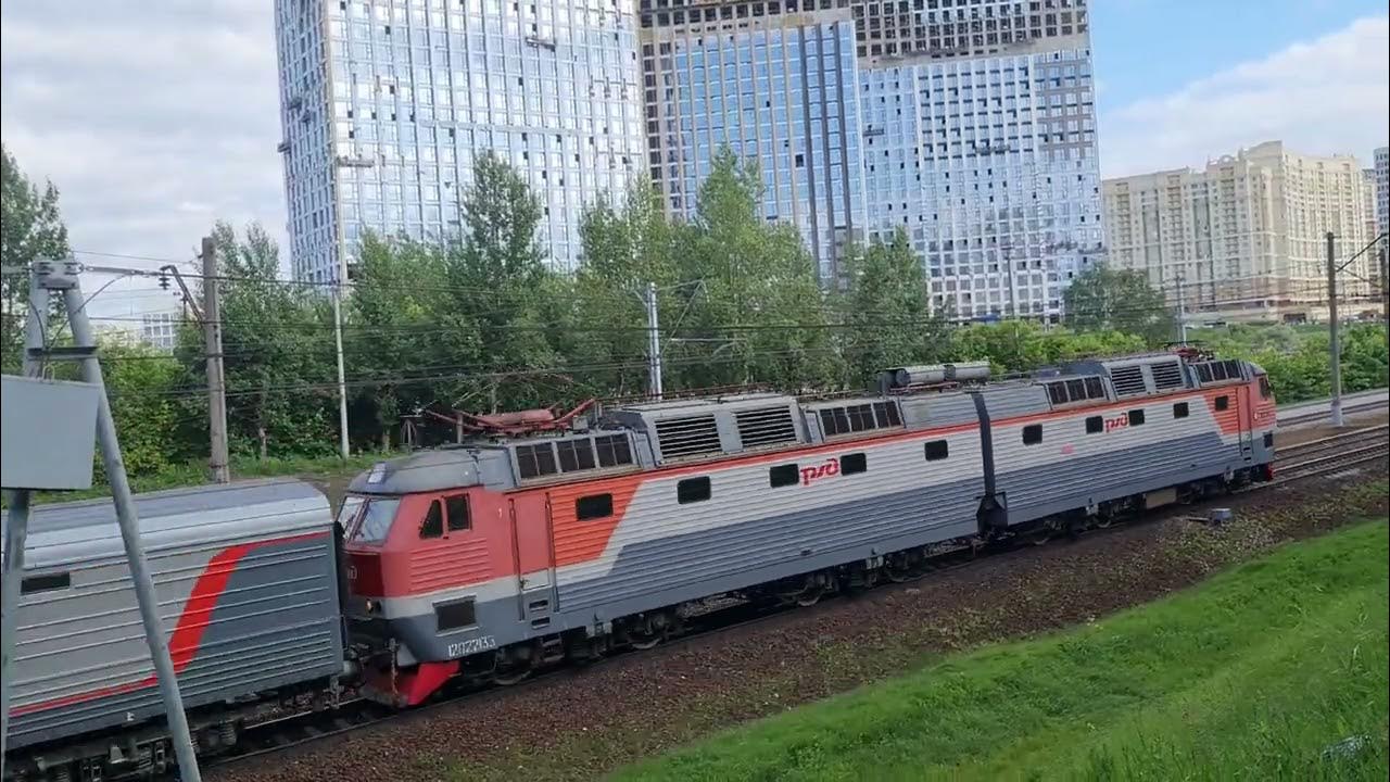 Пассажирский поезд Москва Киевская - Анапа и Эд4м Фирменный экспресс на ...