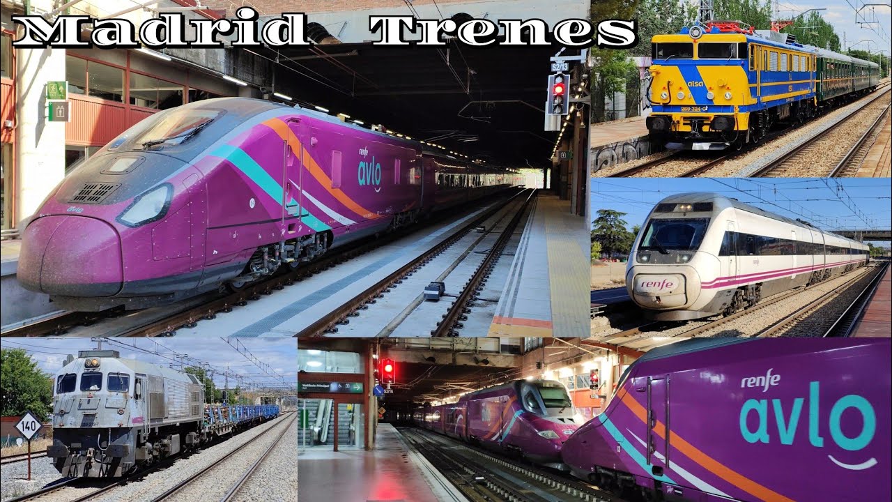 Especial Inicio Vacaciones Verano 2024 España ⛱️🛤️ Trenes De Todo Tipo C. de Madrid / TRAINSPOTTING