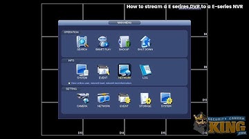 Tutorial - How to stream an Elite series DVR to an Elite series NVR
