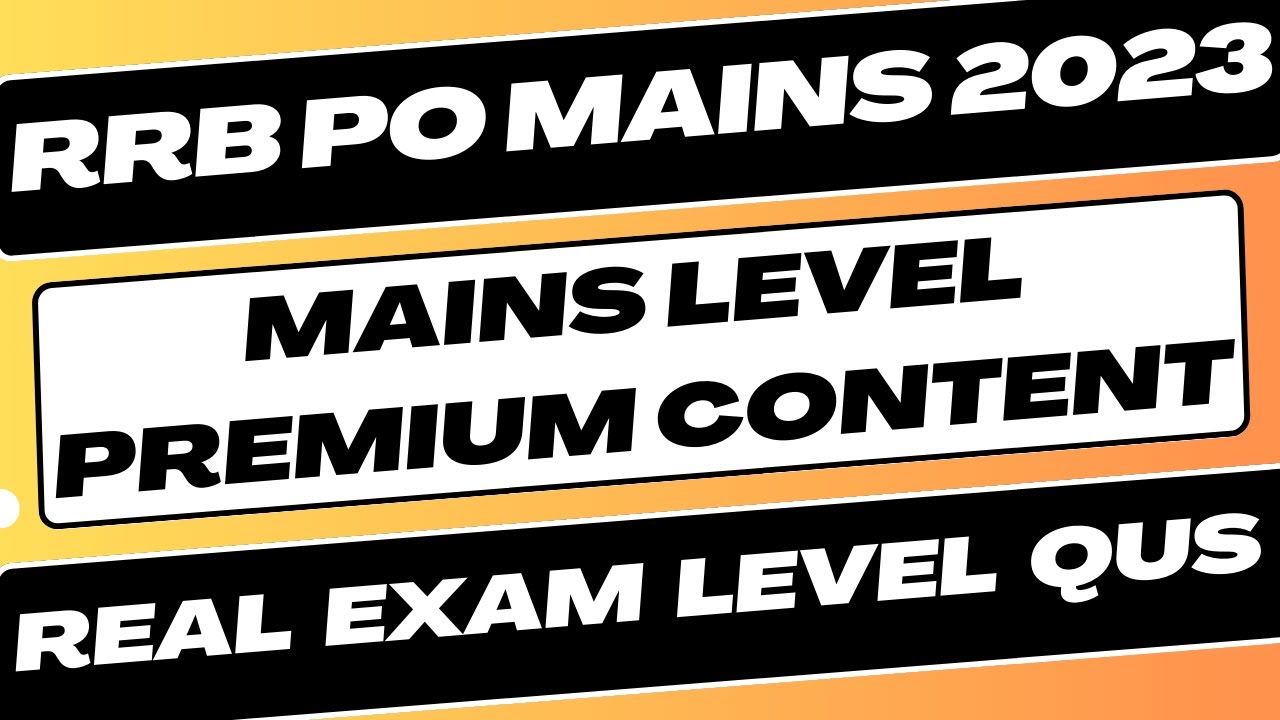 RRB PO Mains 2023 Reasoning | RRB PO Mains 2023 | Memory Based Puzzle ...