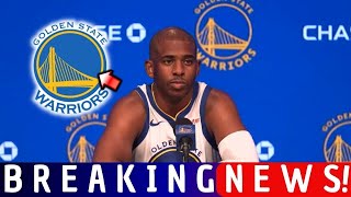 IT JUST HAPPENED! DON'T PLAY HERE ANYMORE! CHRIS PAUL LEAVING WARRIORS! SAD NEWS! WARRIORS NEWS!