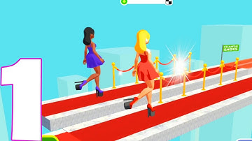 Shoe Race New Update Gameplay Walkthough All Level 1 - 9 (iOS,Android) Part 1
