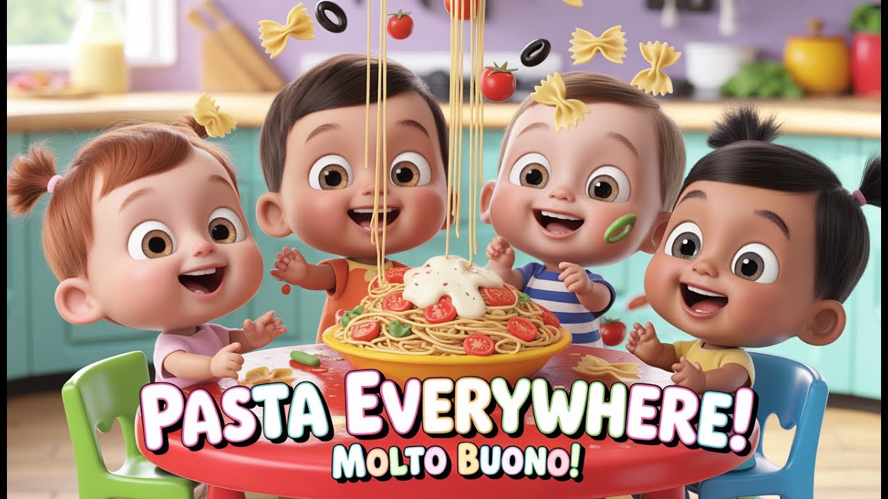Pasta Everywhere! 🍝 | Fun Choices Song for Kids | Cocomelon-Style Musical