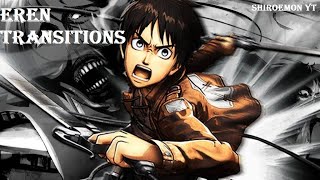 Clean Eren Yeager transitions - Attack on Titan - Mask off ᴴᴰ 1080p60 「AMV」