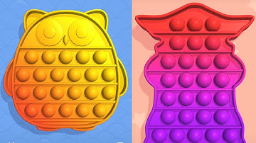 Pop Us Game! Very satisfying and relaxing ASMR slicing video