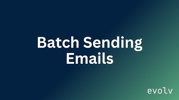 Batch Sending Emails
