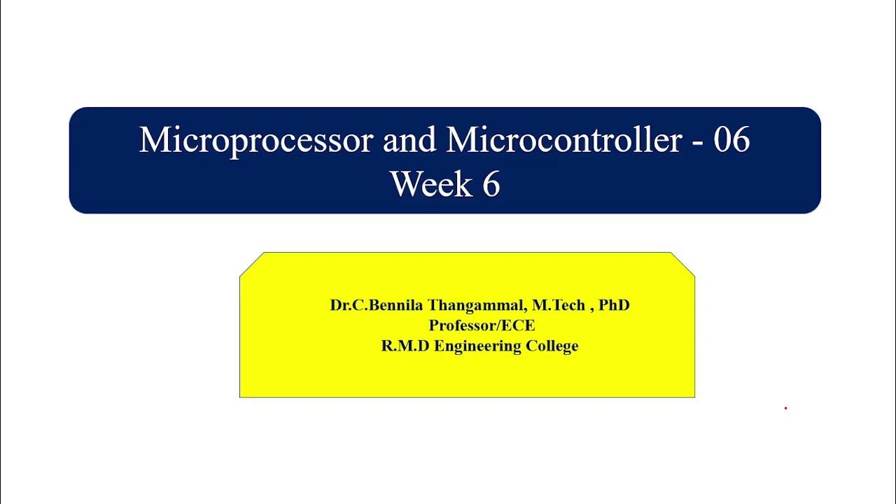 nptel microprocessor and microcontroller assignment