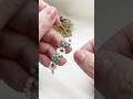 グリーンのお花が可愛いブレスレット　#ビーズアクセサリー #ビーズブレスレット #diy #ビーズブレスレット 作り方#ビーズお花#初心者向け