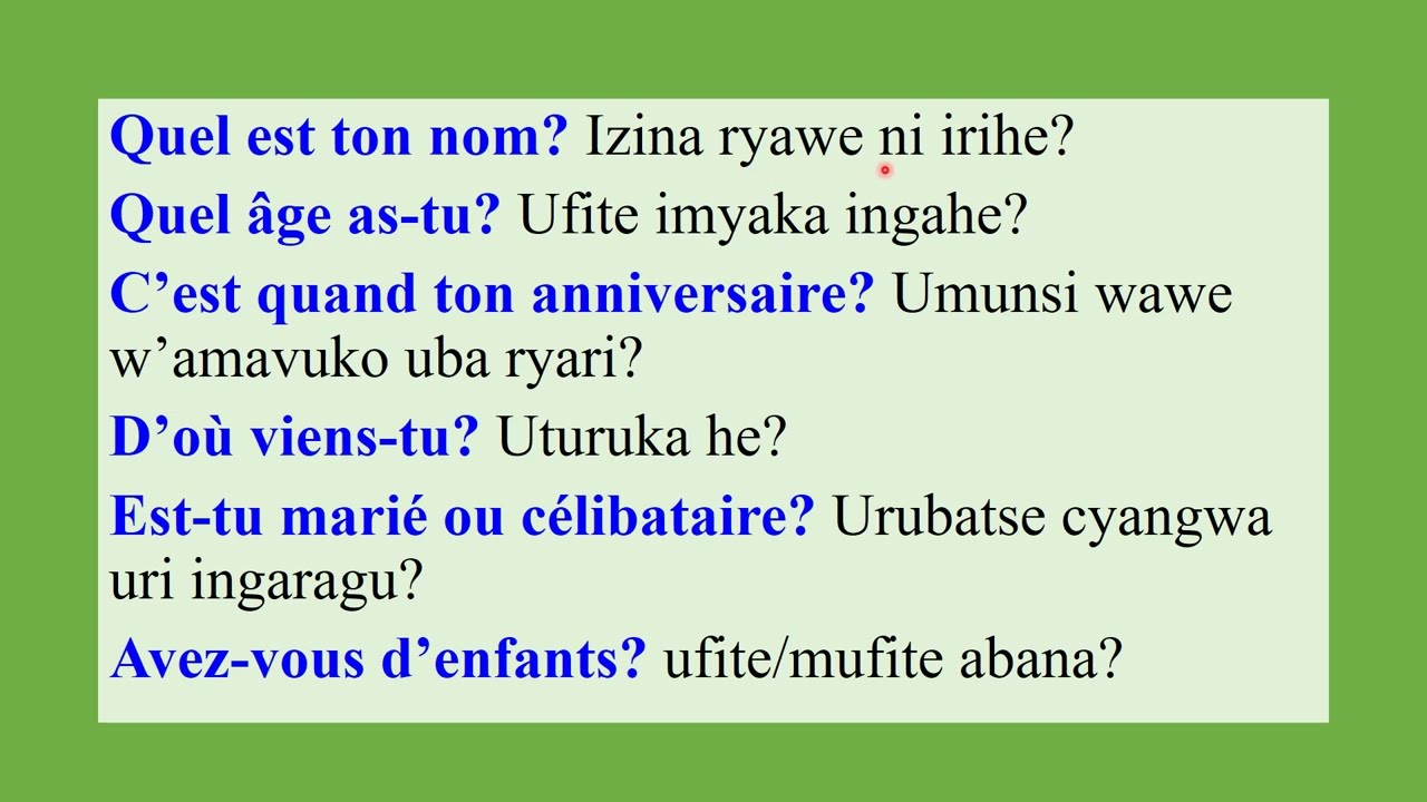 Kwiga Kuvuga Igifaransa 4-Dore Interuro Zingenzi ugomba Kwiga Byihuse