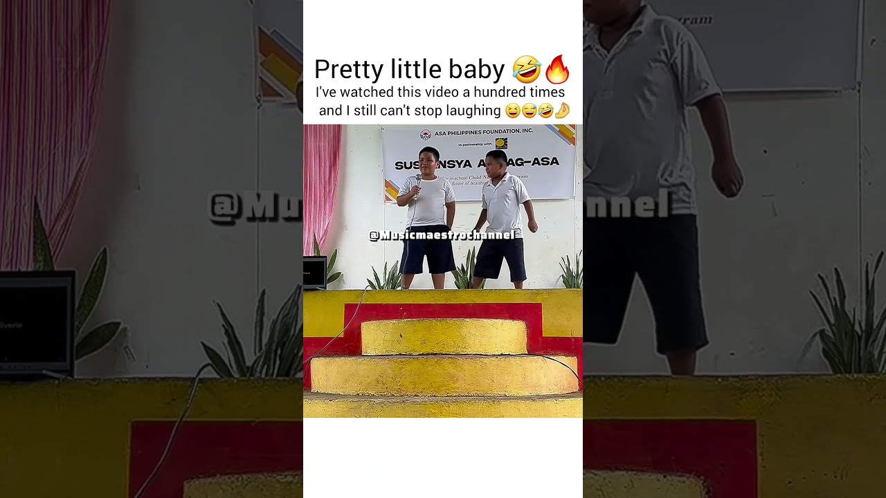 Pretty Little Baby 🤣🤌 | Two Viral School Friends Singing a Song | Music Maestro #funnysinging