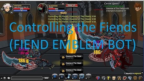 AQW FIEND EMBLEM BOT l  GRIMOIRE 3.8 + SERVER PATCHED  l