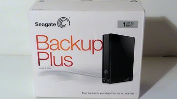 Seagate Backup Plus USB 3.0 Desktop Hard Drive Review & Speed Test & Unboxing
