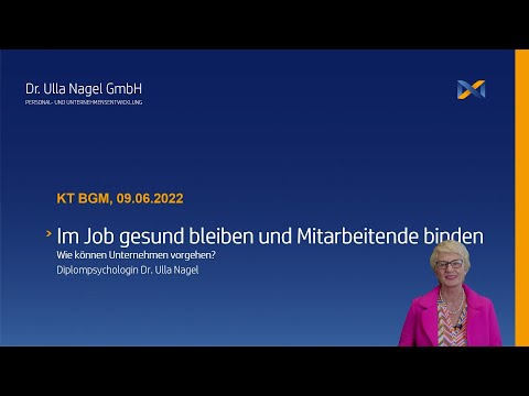 Im Job gesund bleiben und Mitarbeitende binden - Was können Unternehmen tun?