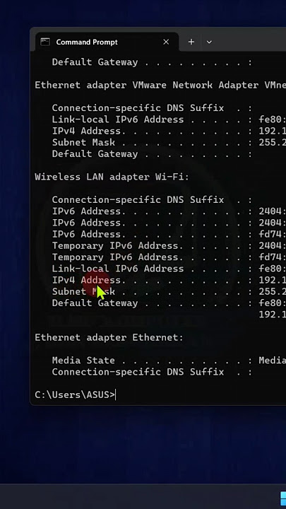 Cara Cepat Cek IP Address di Windows #tutorial