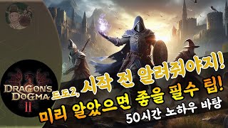 드래곤즈 도그마 2 [공략] 초반에 알았으면 정말 좋은 팁 6개 Dragon's Dogma 2 TIPS