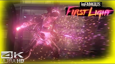 Destroying The Car Blockade - inFAMOUS: First Light Part 3