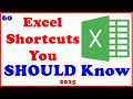 Excel Shortcuts That You Should Know in 2025 | Most Useful Excel Keyboard Shortcuts