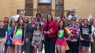 Burlington Students Special Guests at MA Youth Pride Celebration