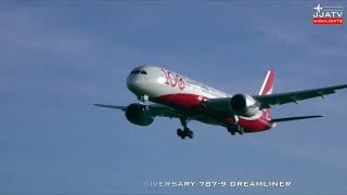 Beautiful! Qantas 100th Anniversary Dreamliner #planespotting