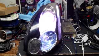 G35 custom headlight mod by Skeptik Innovations