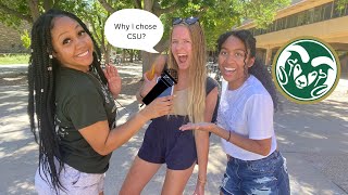 Asking Students Why They Chose Colorado State University | Tiaira & Amanda