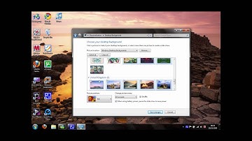 Windows 7 Features - Slide Show Desktop