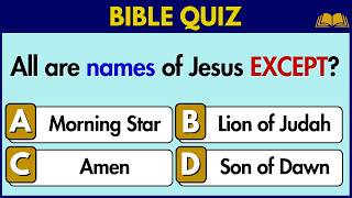 ATTENTION ⚠️ Test Your THEOLOGICAL DEPTH With 25 'Odd One Out'! #biblequiz