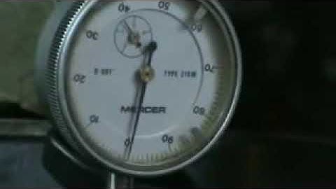 Checking endplay on Powerglide Transmission