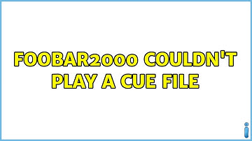 foobar2000 couldn