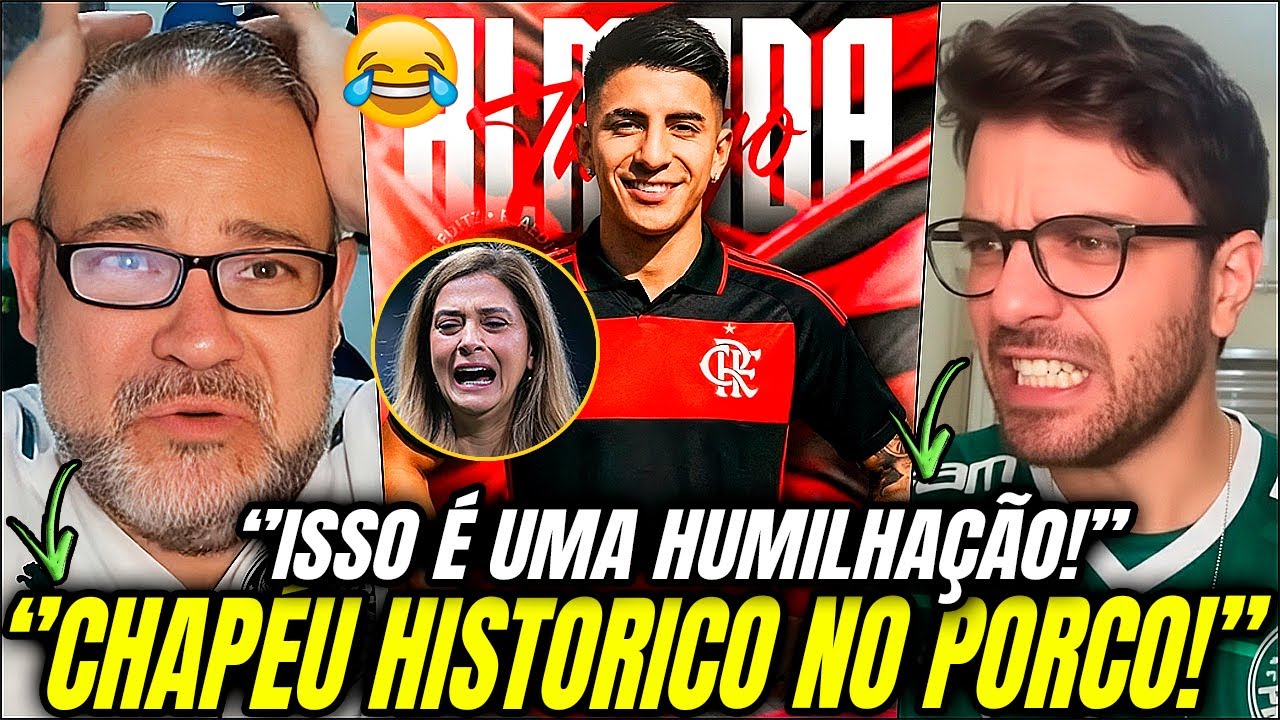 😂 DESESPERO TOMOU CONTA! MIDIA PALMEIRENSE REVOLTADA COM REFORÇOS NO FLAMENGO! OLHA A REAÇÃO